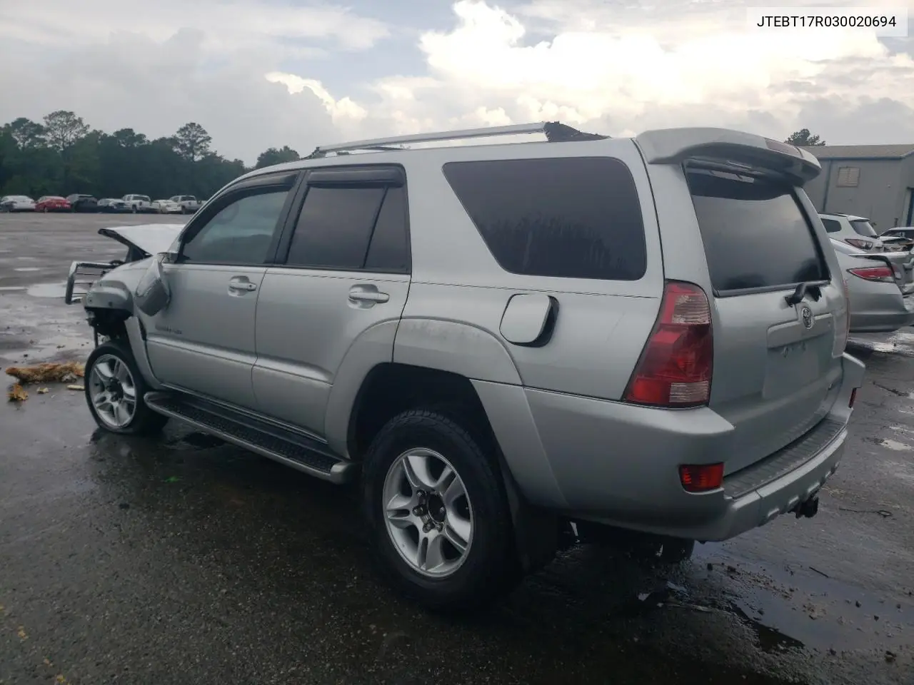 2003 Toyota 4Runner Limited VIN: JTEBT17R030020694 Lot: 62410665