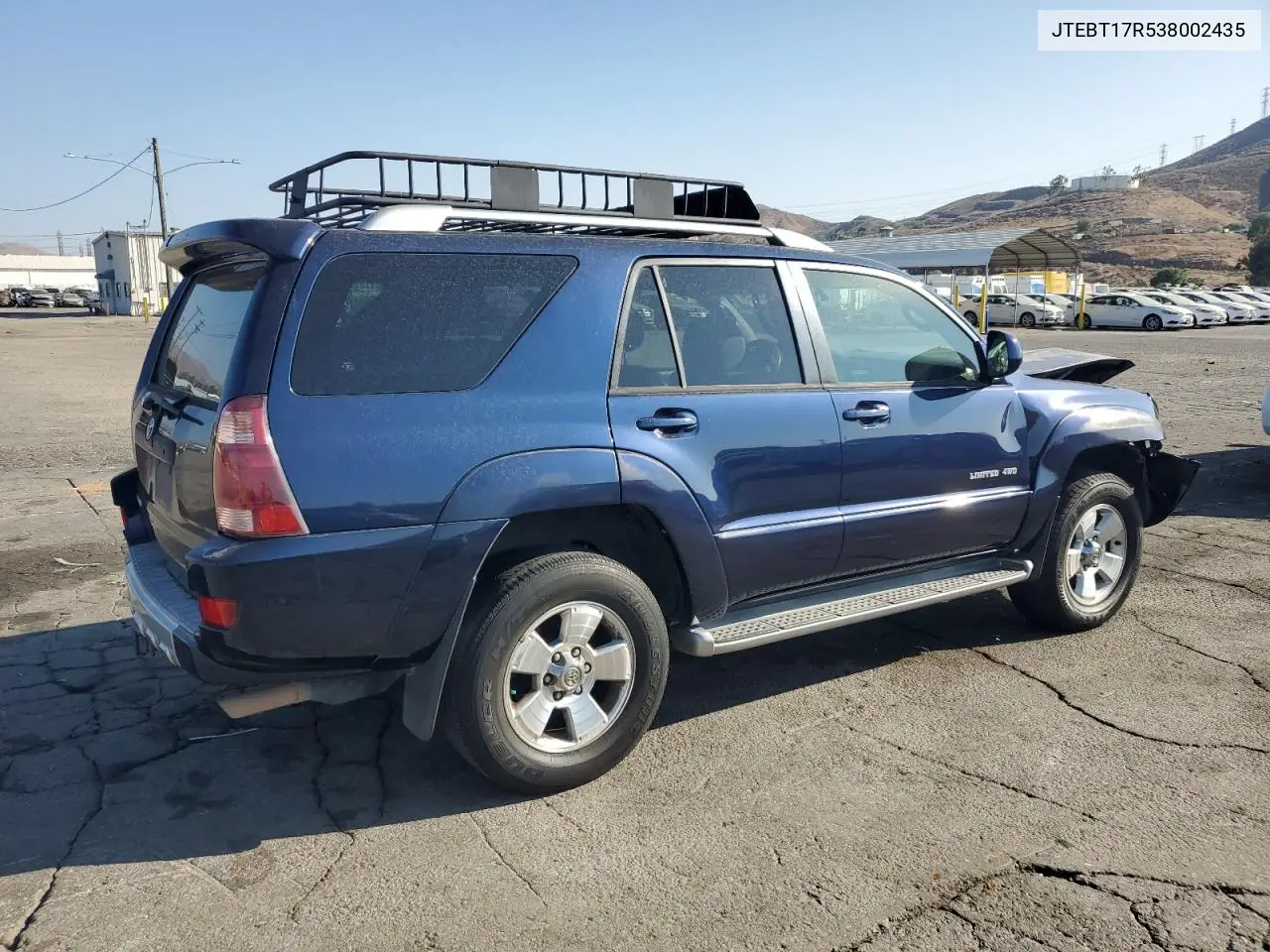 2003 Toyota 4Runner Limited VIN: JTEBT17R538002435 Lot: 65282715