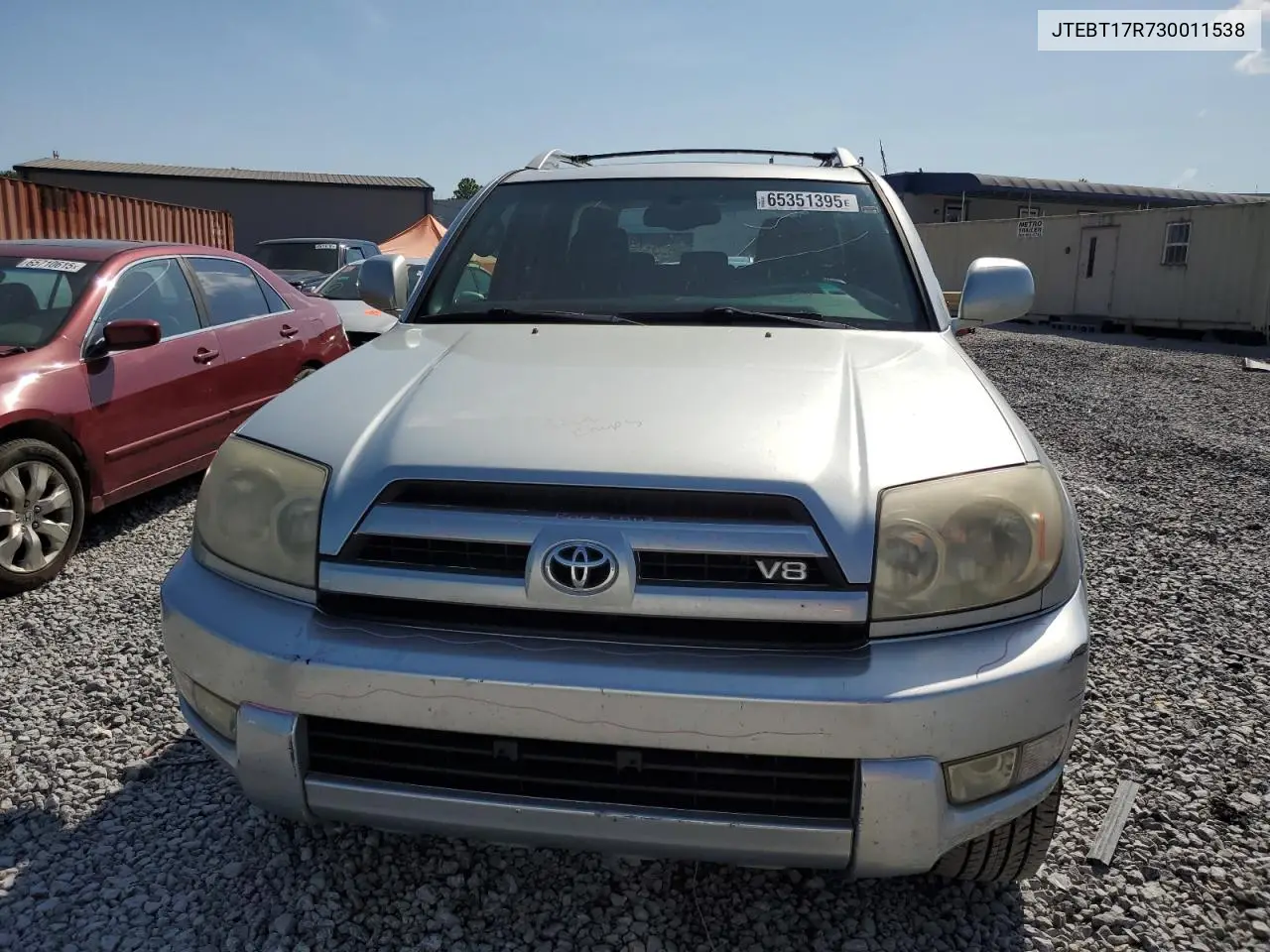 2003 Toyota 4Runner Limited VIN: JTEBT17R730011538 Lot: 65351395