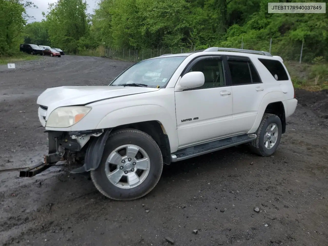 2004 Toyota 4Runner Limited VIN: JTEBT17R940037849 Lot: 56671715