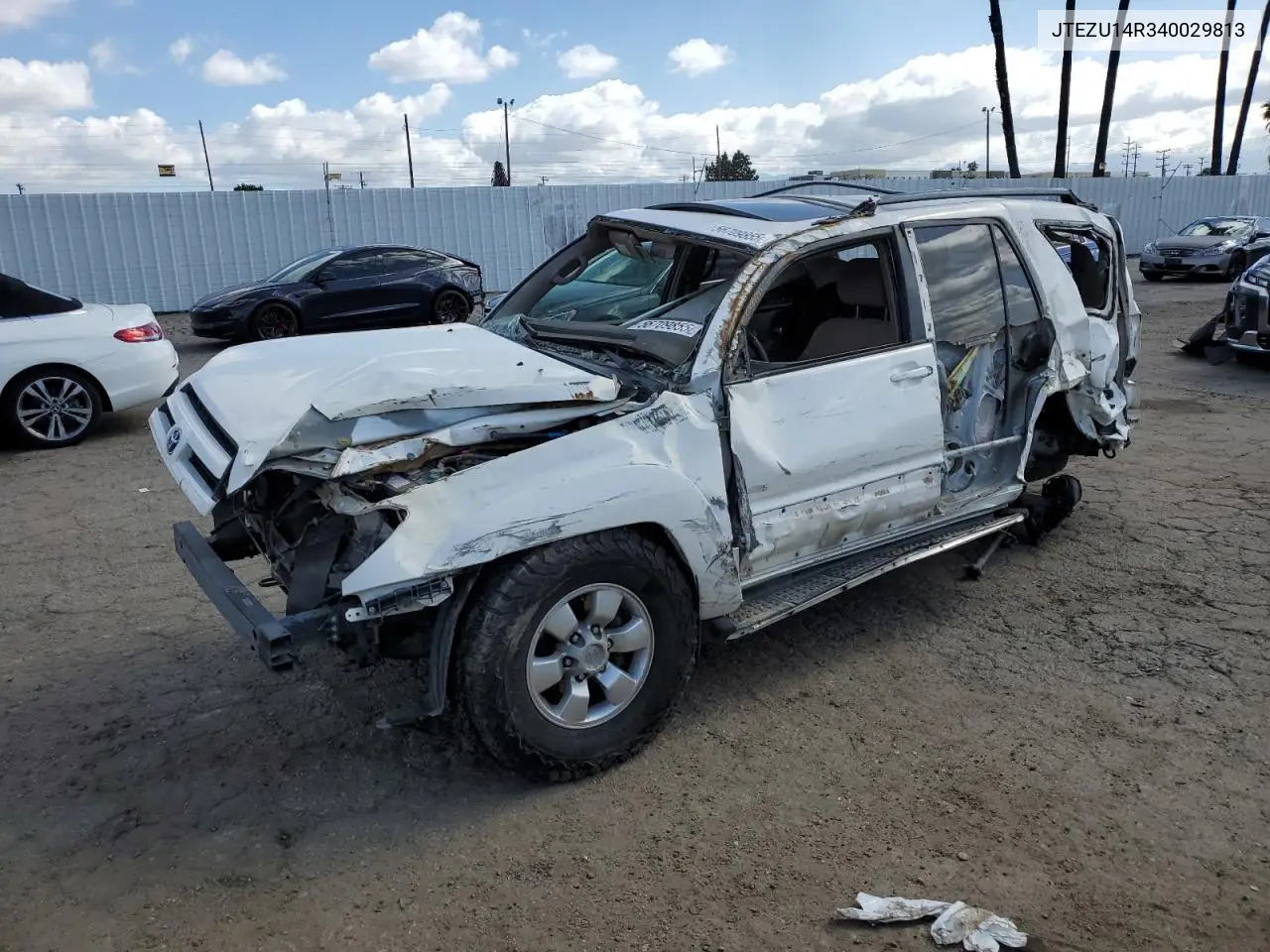 2004 Toyota 4Runner Sr5 VIN: JTEZU14R340029813 Lot: 56709855
