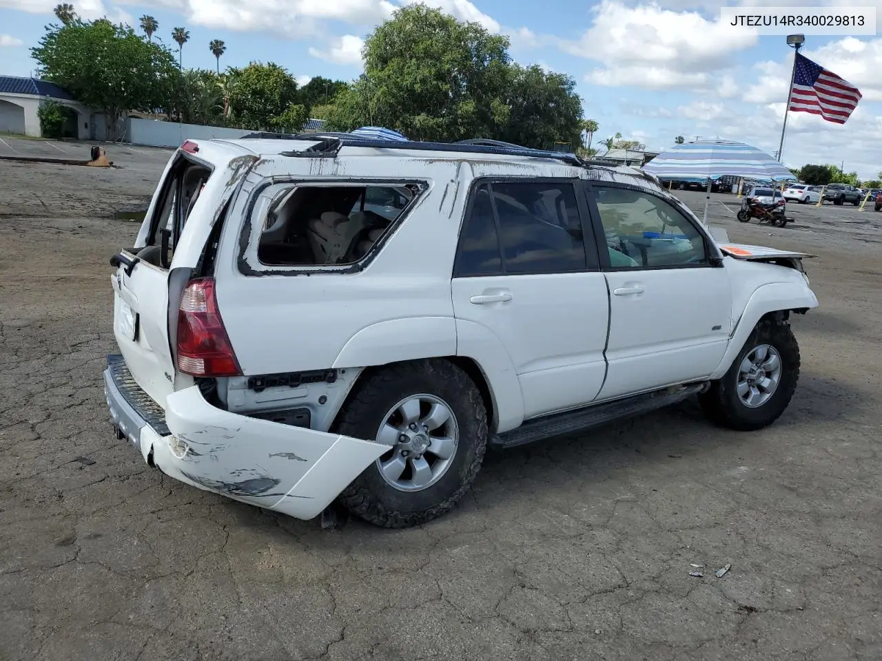 2004 Toyota 4Runner Sr5 VIN: JTEZU14R340029813 Lot: 56709855