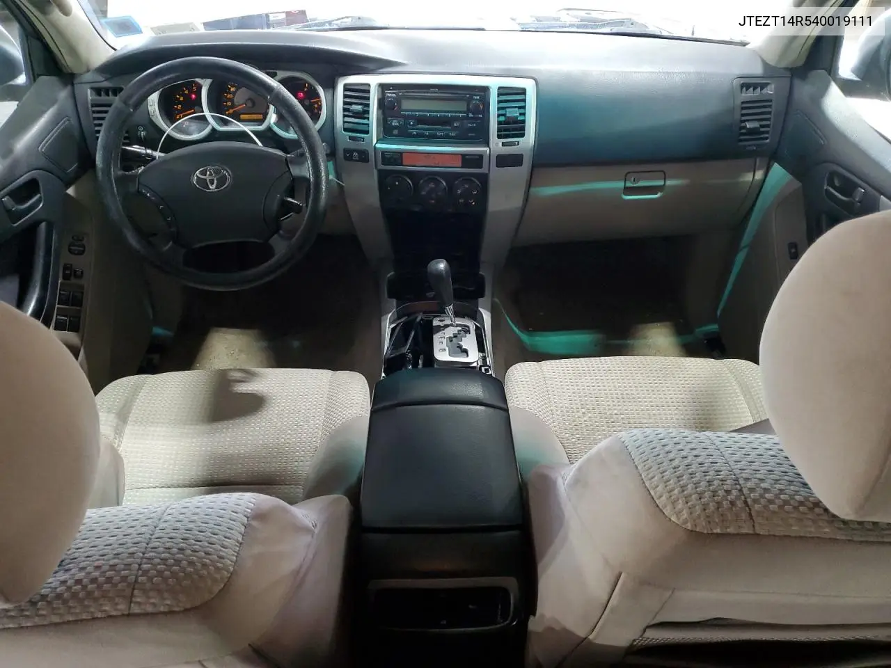 2004 Toyota 4Runner Sr5 VIN: JTEZT14R540019111 Lot: 56754215