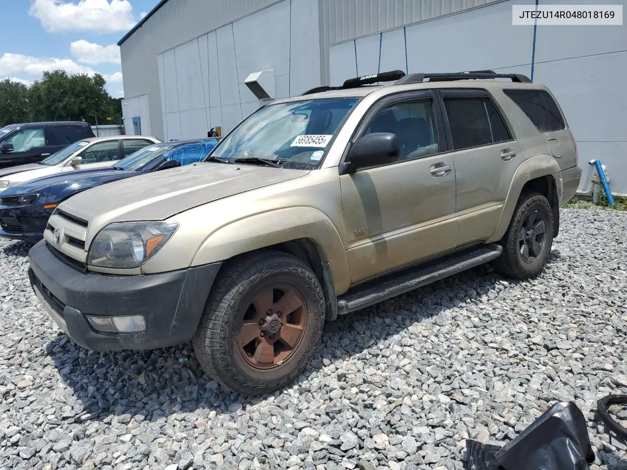 2004 Toyota 4Runner Sr5 VIN: JTEZU14R048018169 Lot: 56985455