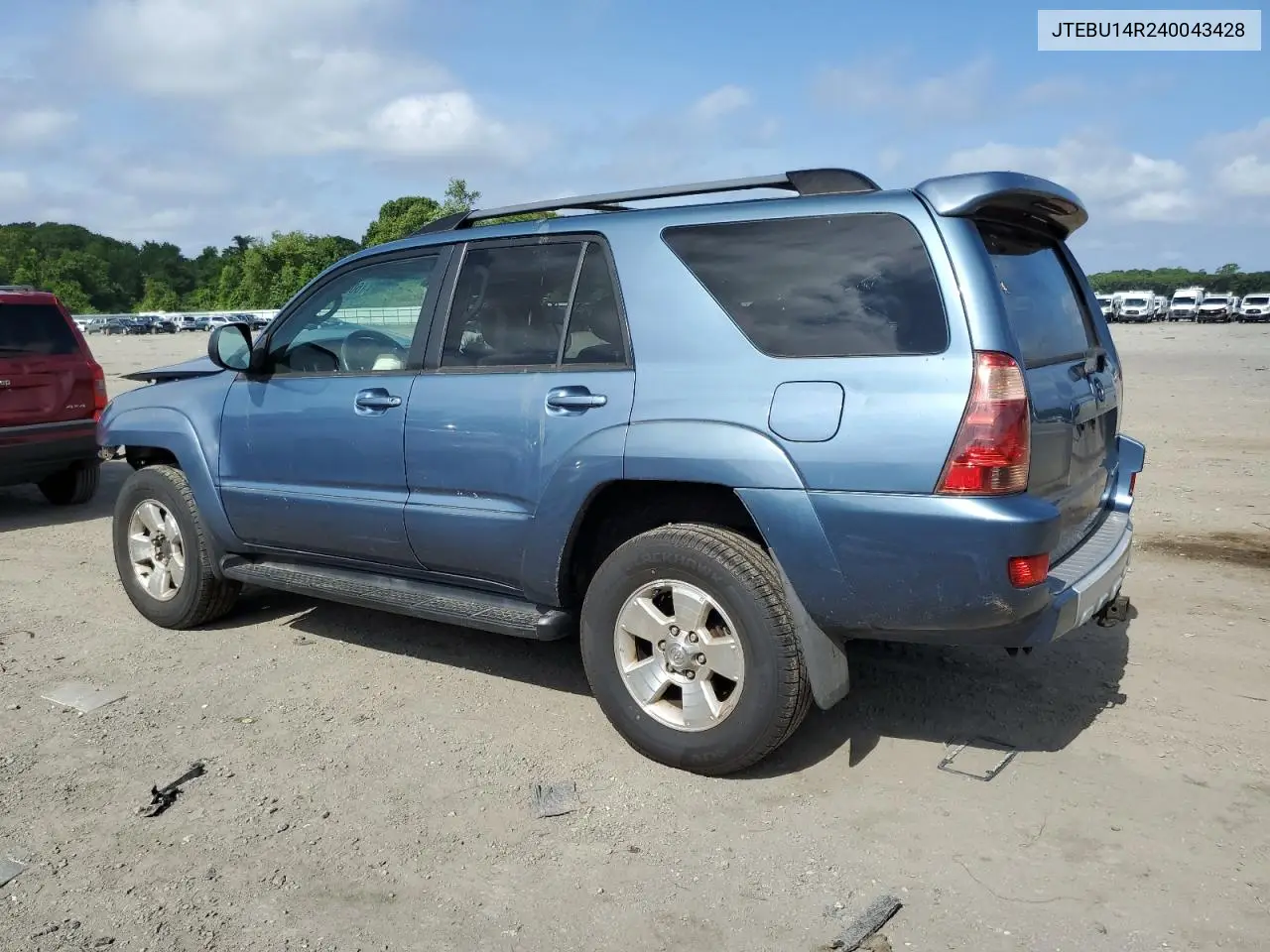 2004 Toyota 4Runner Sr5 VIN: JTEBU14R240043428 Lot: 60850245