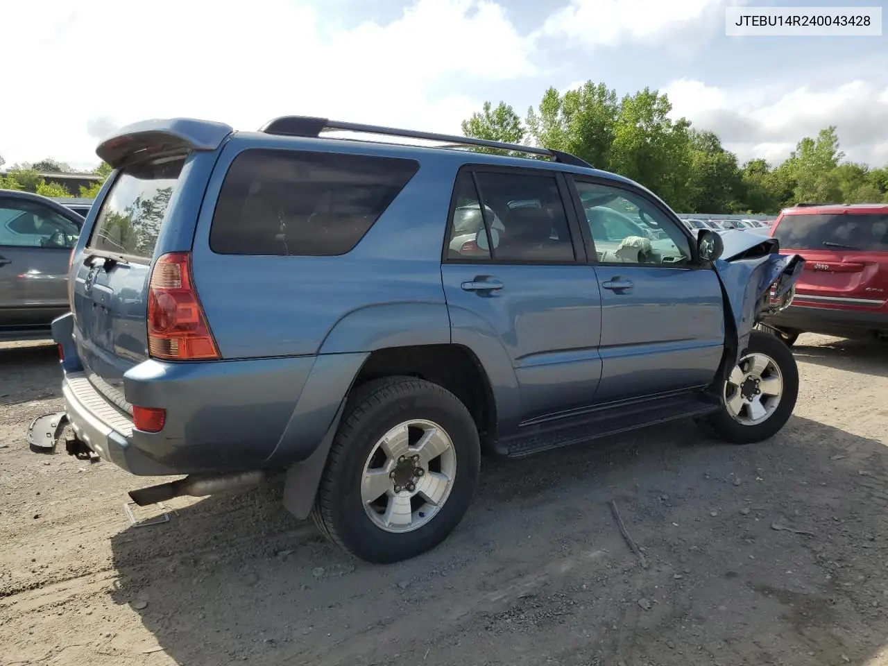 2004 Toyota 4Runner Sr5 VIN: JTEBU14R240043428 Lot: 60850245