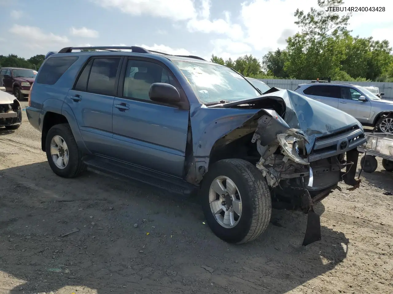 2004 Toyota 4Runner Sr5 VIN: JTEBU14R240043428 Lot: 60850245