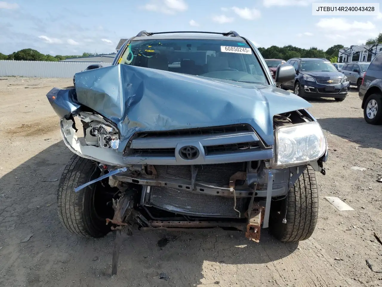 2004 Toyota 4Runner Sr5 VIN: JTEBU14R240043428 Lot: 60850245