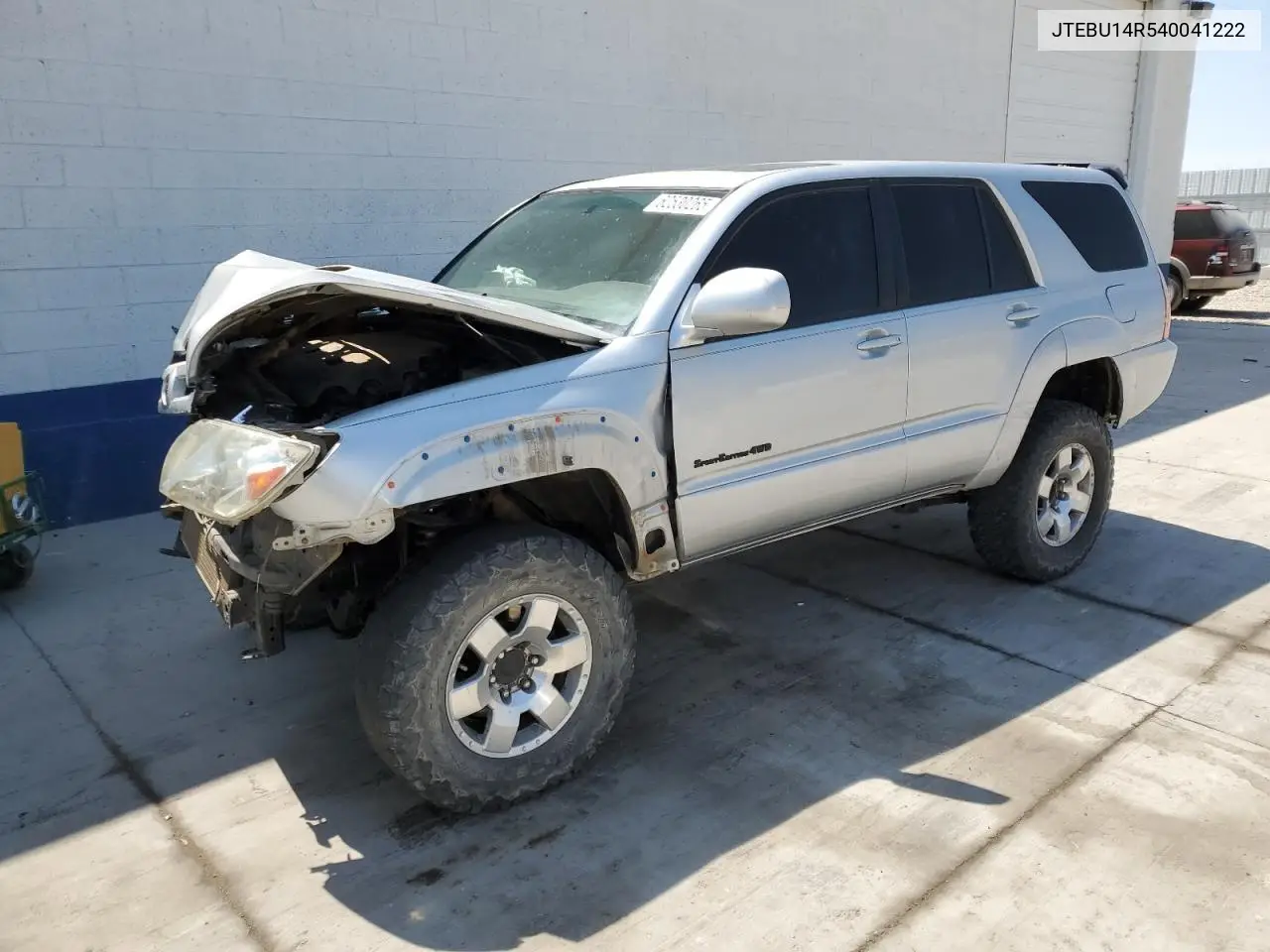 2004 Toyota 4Runner Sr5 VIN: JTEBU14R540041222 Lot: 62530265