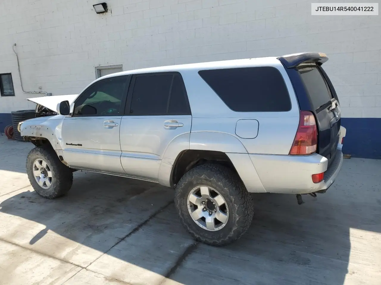 2004 Toyota 4Runner Sr5 VIN: JTEBU14R540041222 Lot: 62530265