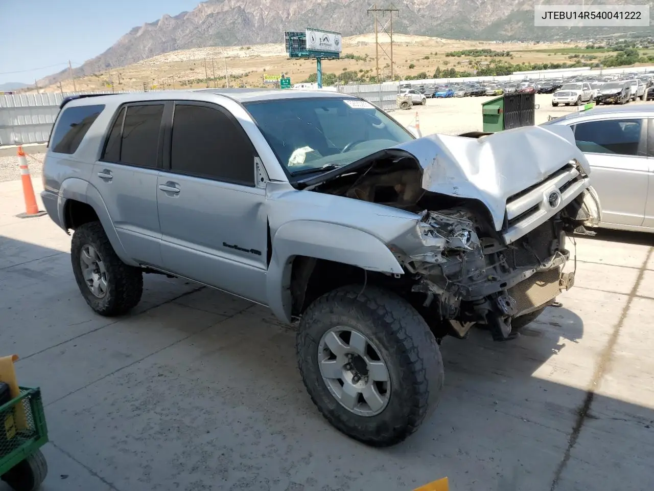 2004 Toyota 4Runner Sr5 VIN: JTEBU14R540041222 Lot: 62530265