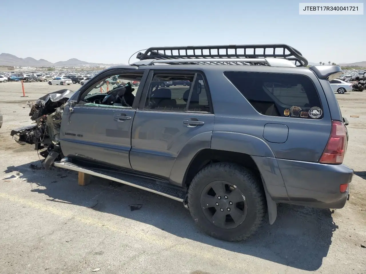 2004 Toyota 4Runner Limited VIN: JTEBT17R340041721 Lot: 62786625