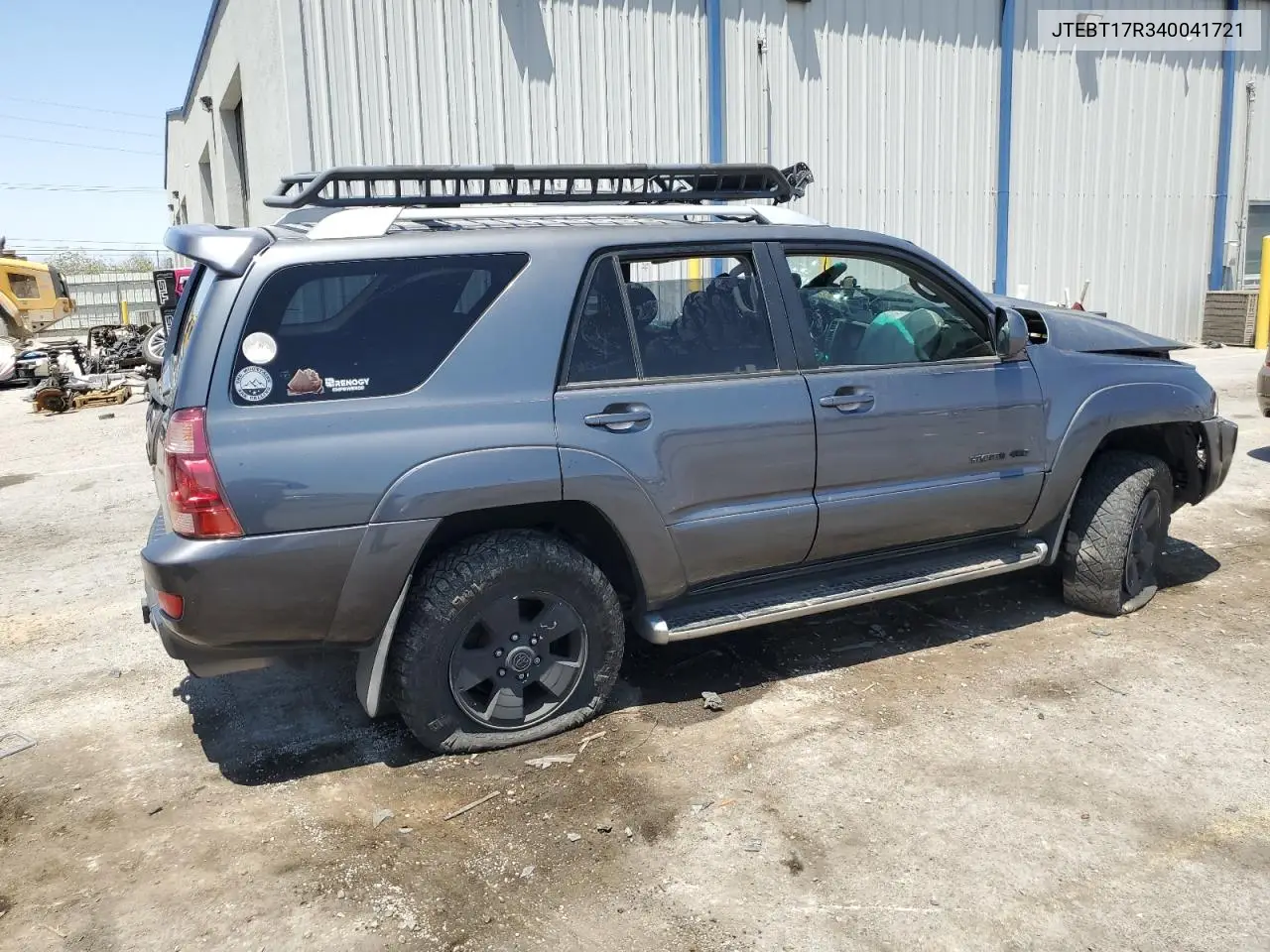 2004 Toyota 4Runner Limited VIN: JTEBT17R340041721 Lot: 62786625