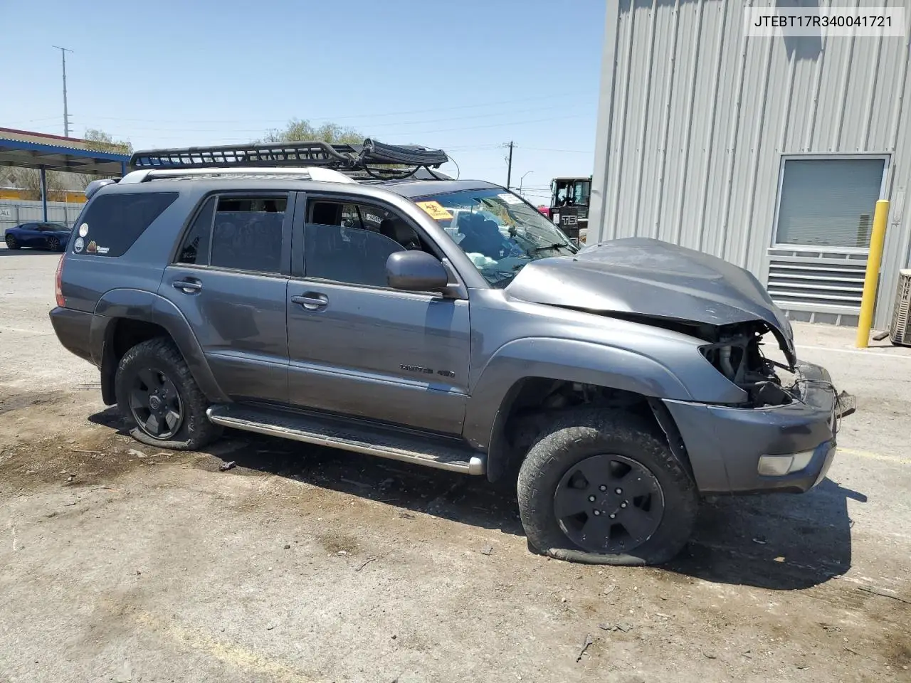 2004 Toyota 4Runner Limited VIN: JTEBT17R340041721 Lot: 62786625
