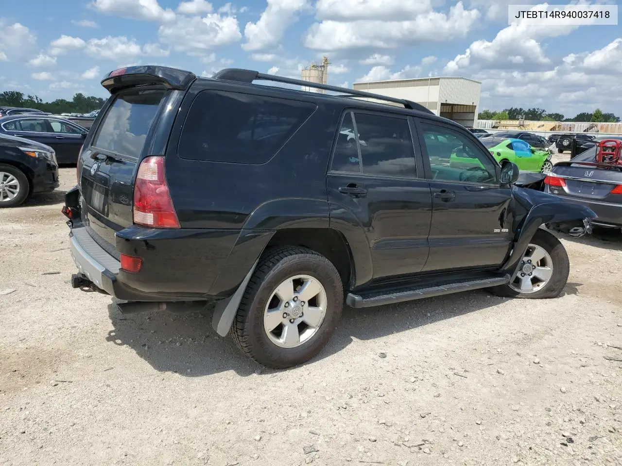 2004 Toyota 4Runner Sr5 VIN: JTEBT14R940037418 Lot: 63000785