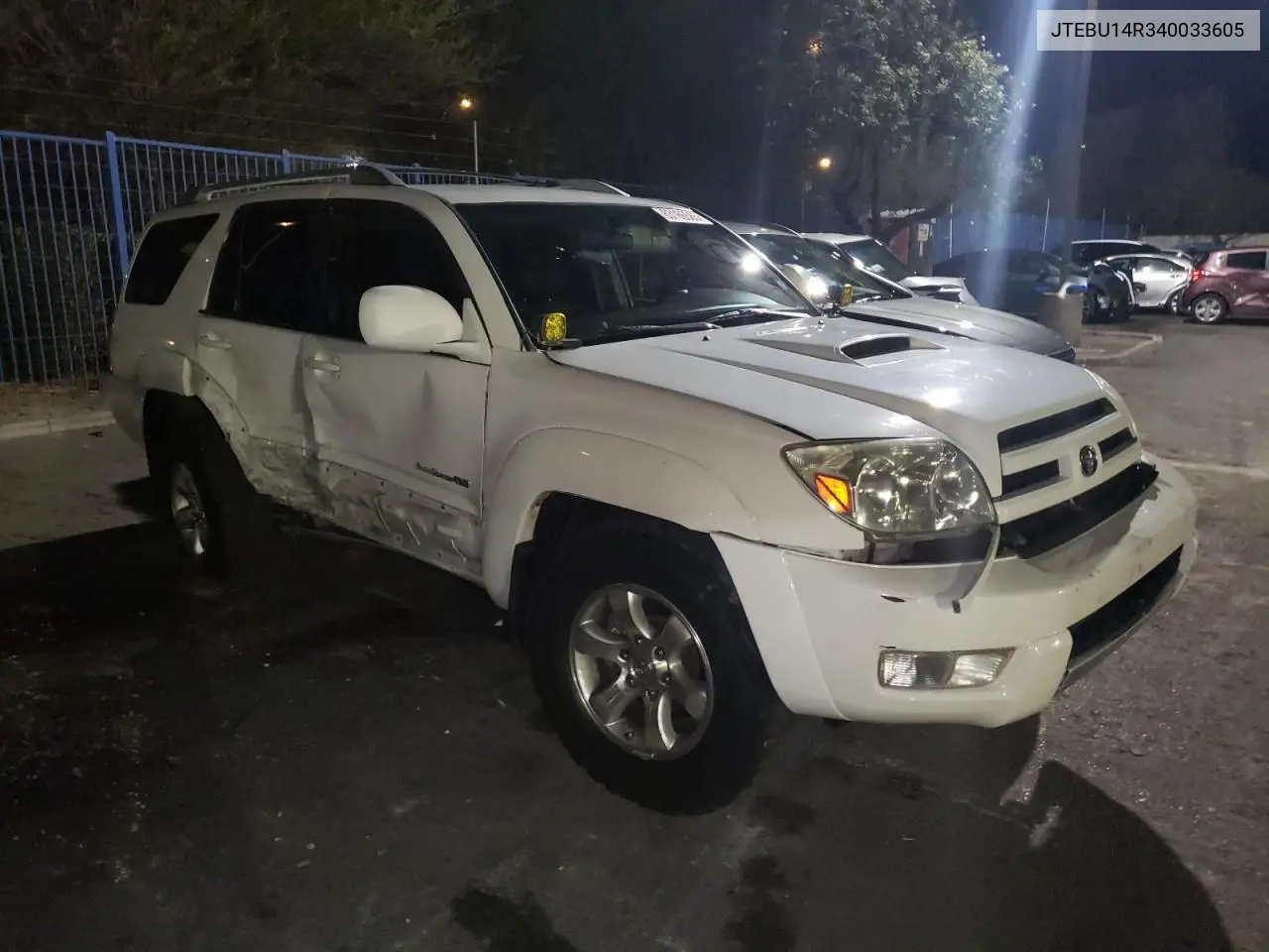 2004 Toyota 4Runner Sr5 VIN: JTEBU14R340033605 Lot: 63166585