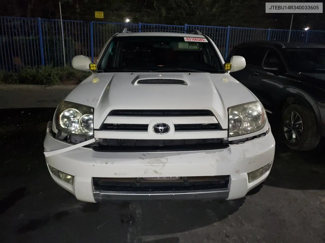 2004 Toyota 4Runner Sr5 VIN: JTEBU14R340033605 Lot: 63166585