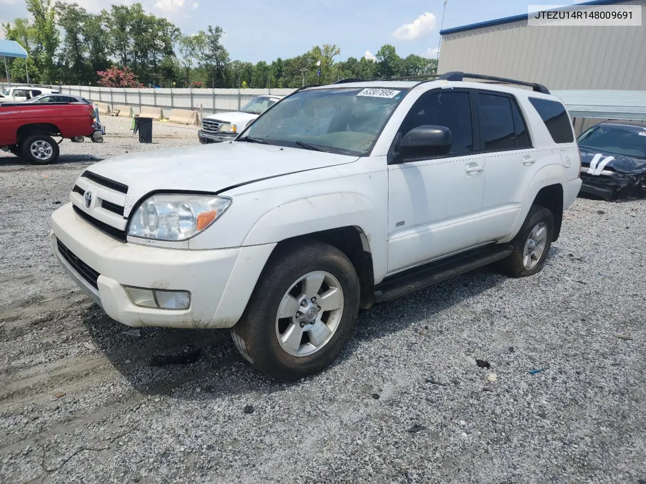2004 Toyota 4Runner Sr5 VIN: JTEZU14R148009691 Lot: 63307695