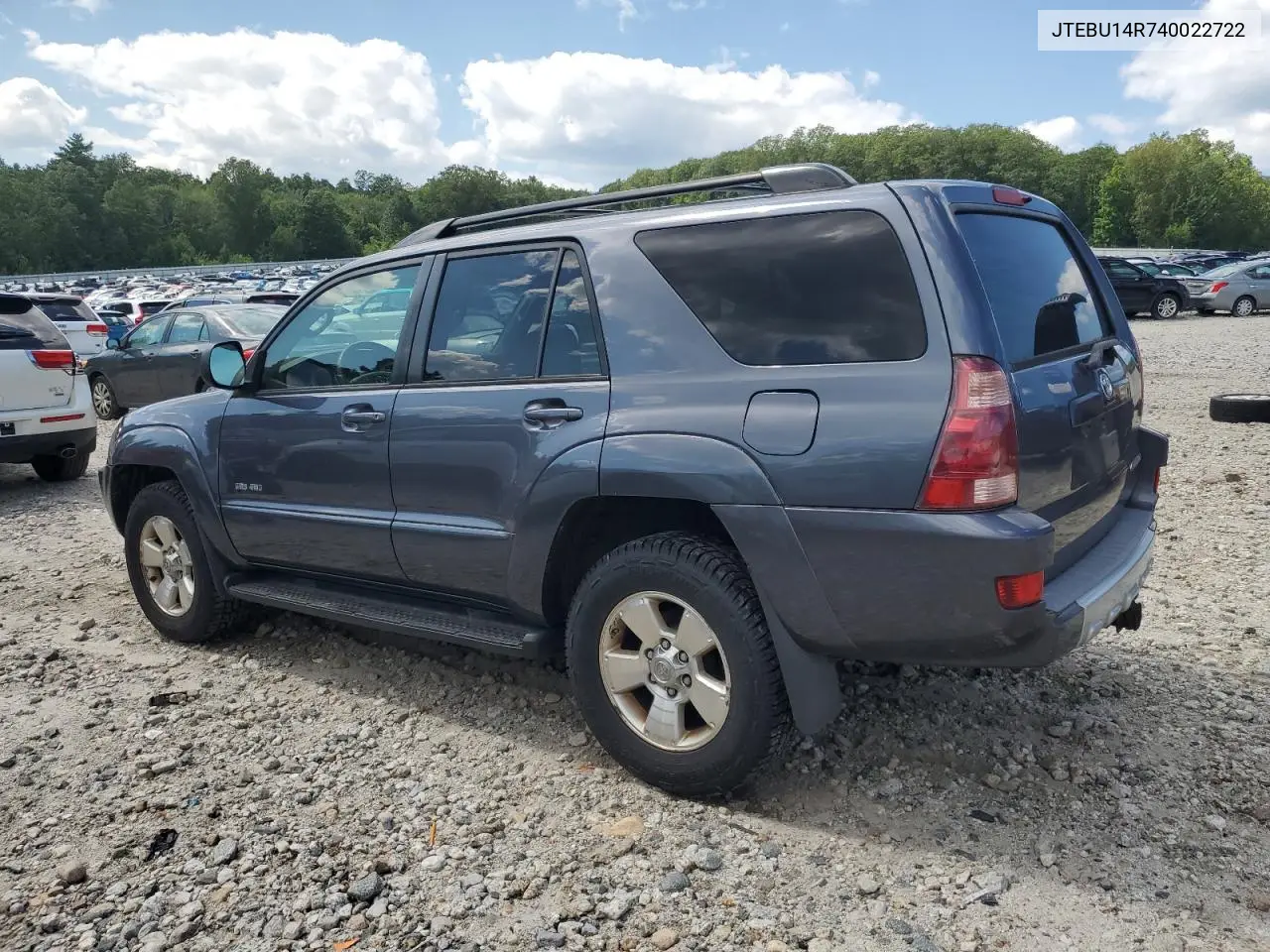 2004 Toyota 4Runner Sr5 VIN: JTEBU14R740022722 Lot: 65675695