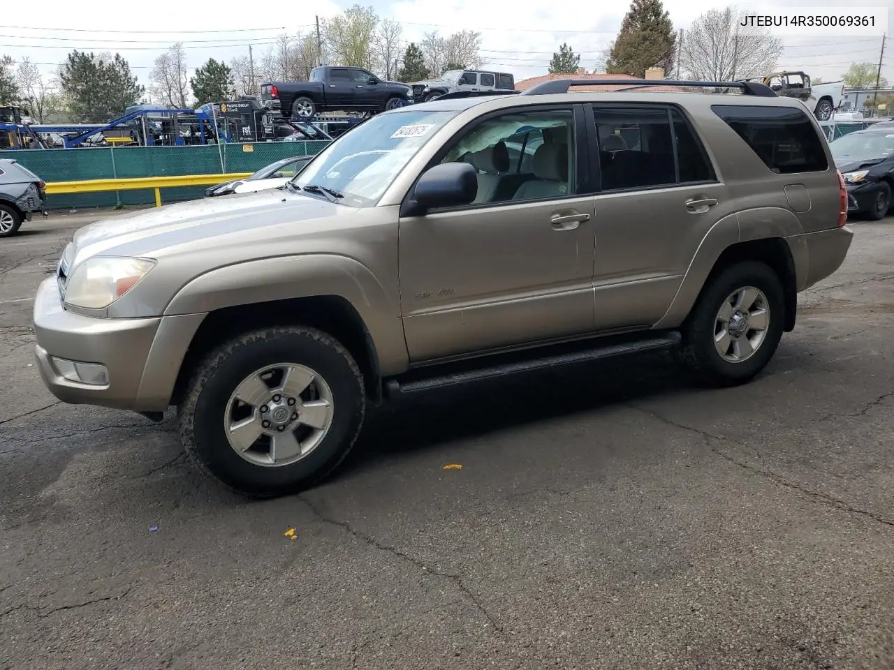 2005 Toyota 4Runner Sr5 VIN: JTEBU14R350069361 Lot: 54182675