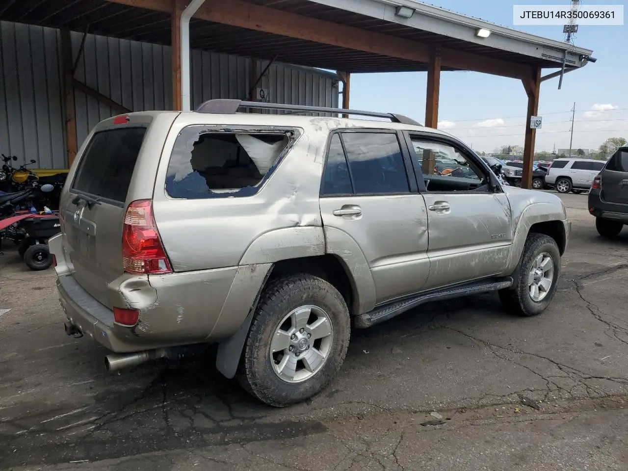 2005 Toyota 4Runner Sr5 VIN: JTEBU14R350069361 Lot: 54182675