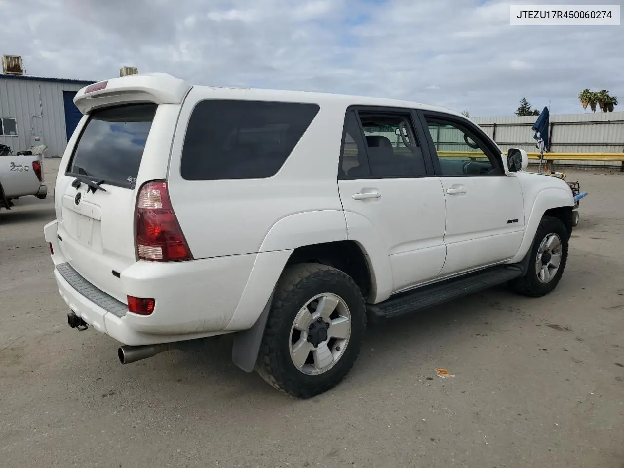 2005 Toyota 4Runner Limited VIN: JTEZU17R450060274 Lot: 56590635