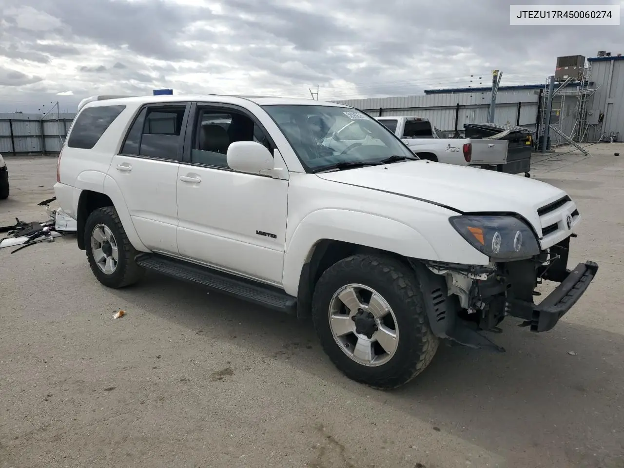 2005 Toyota 4Runner Limited VIN: JTEZU17R450060274 Lot: 56590635