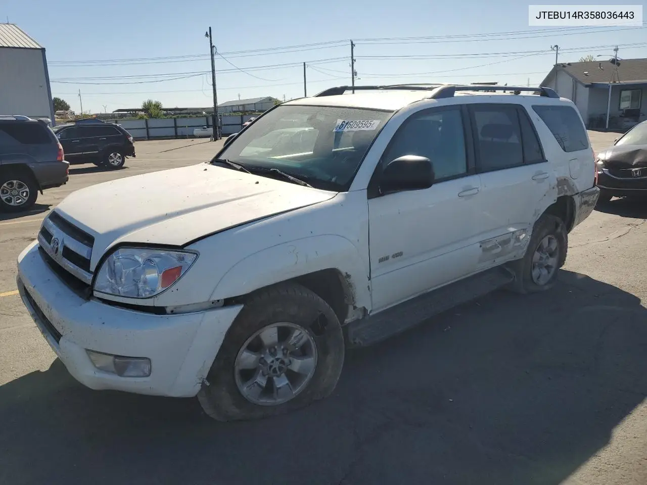 2005 Toyota 4Runner Sr5 VIN: JTEBU14R358036443 Lot: 61609595