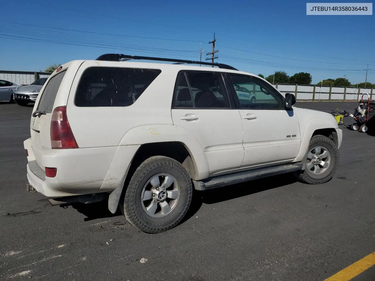 2005 Toyota 4Runner Sr5 VIN: JTEBU14R358036443 Lot: 61609595