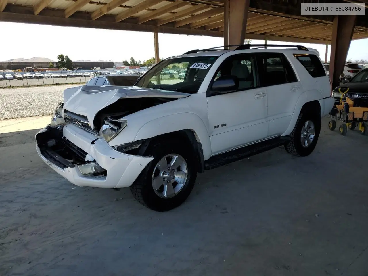 2005 Toyota 4Runner Sr5 VIN: JTEBU14R158034755 Lot: 61808275