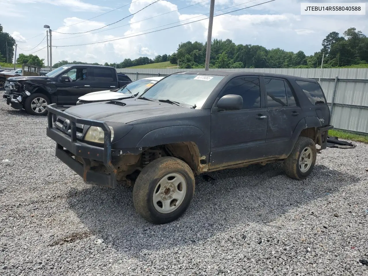 2005 Toyota 4Runner Sr5 VIN: JTEBU14R558040588 Lot: 62419065