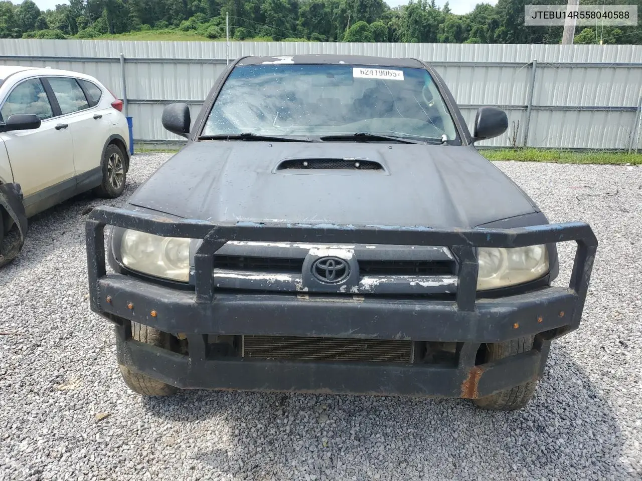 2005 Toyota 4Runner Sr5 VIN: JTEBU14R558040588 Lot: 62419065