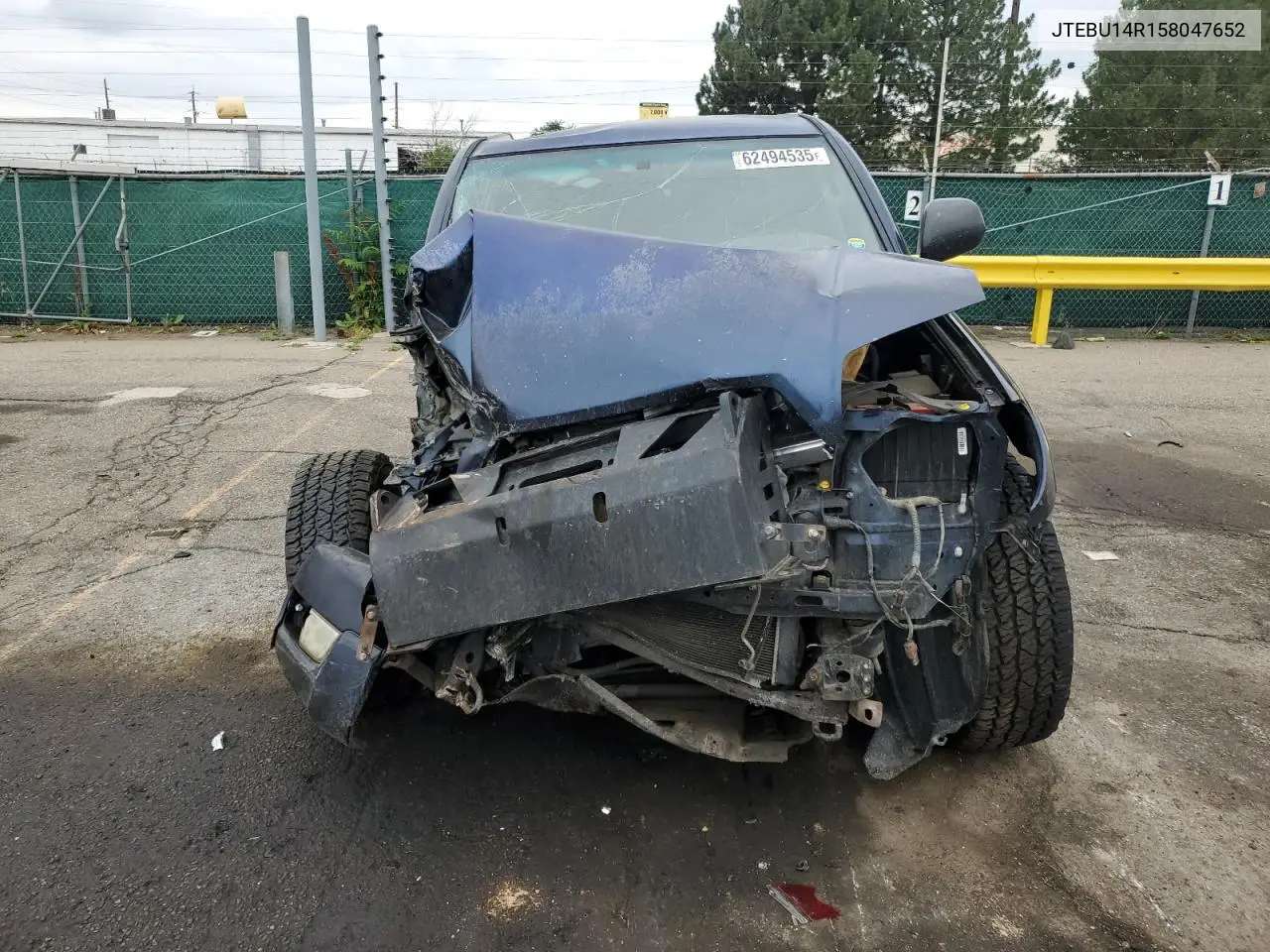 2005 Toyota 4Runner Sr5 VIN: JTEBU14R158047652 Lot: 62494535