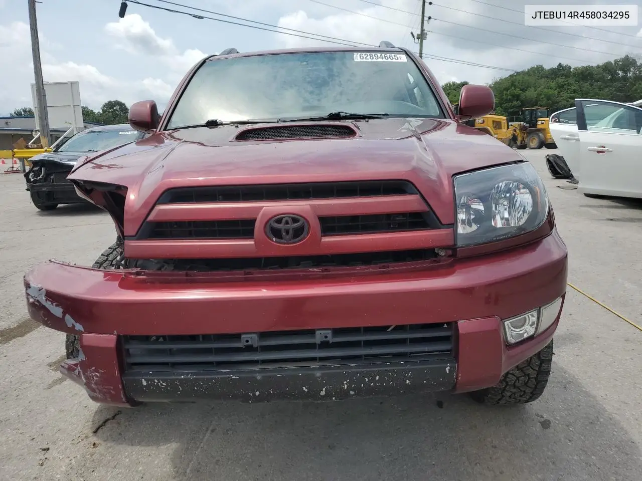 2005 Toyota 4Runner Sr5 VIN: JTEBU14R458034295 Lot: 62894665