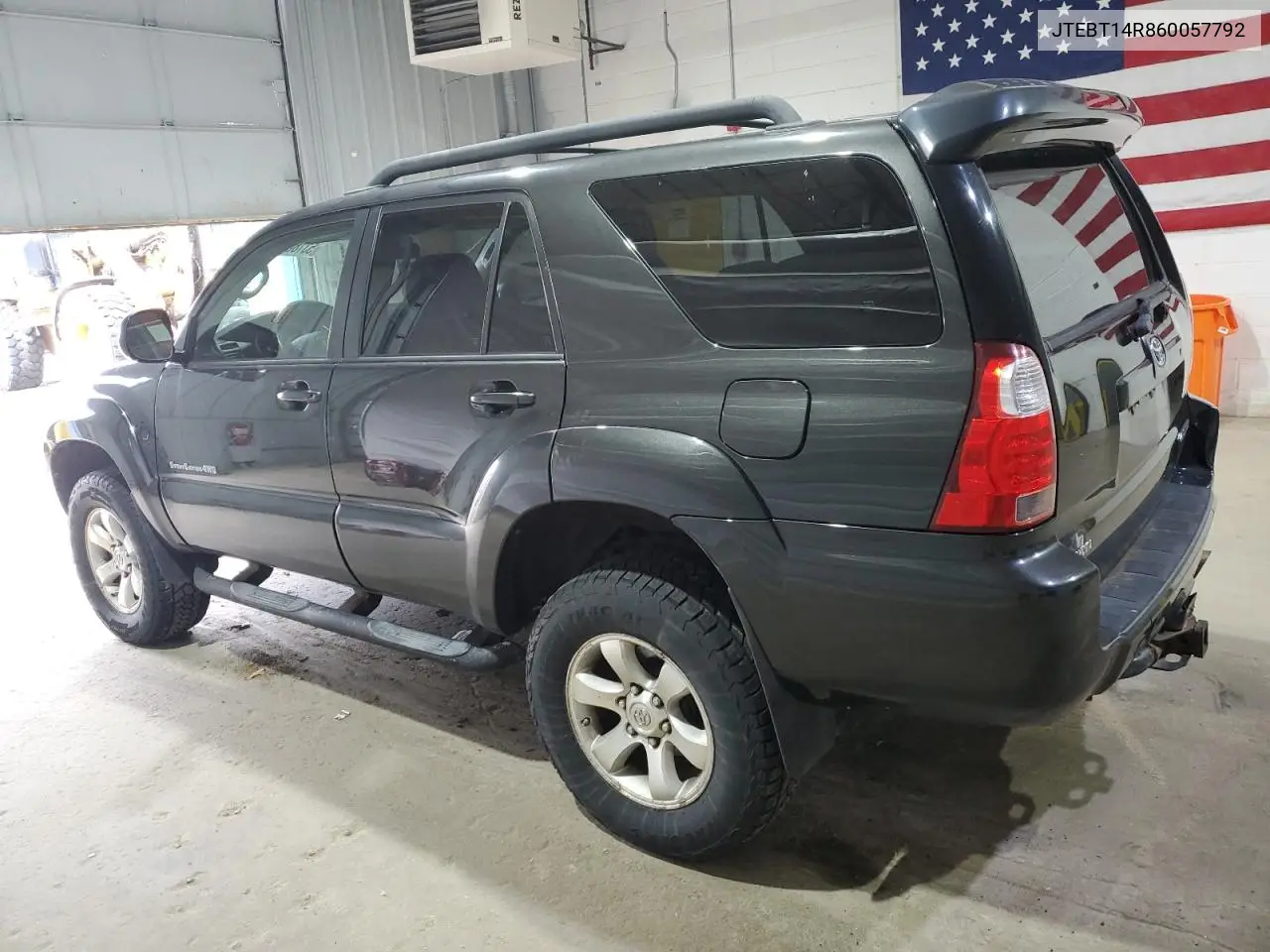 2006 Toyota 4Runner Sr5 VIN: JTEBT14R860057792 Lot: 53186065