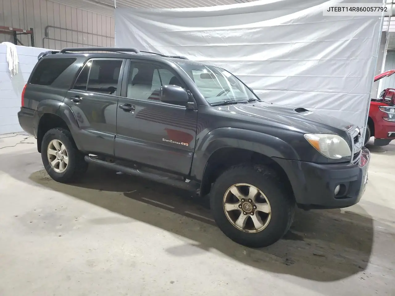 2006 Toyota 4Runner Sr5 VIN: JTEBT14R860057792 Lot: 53186065
