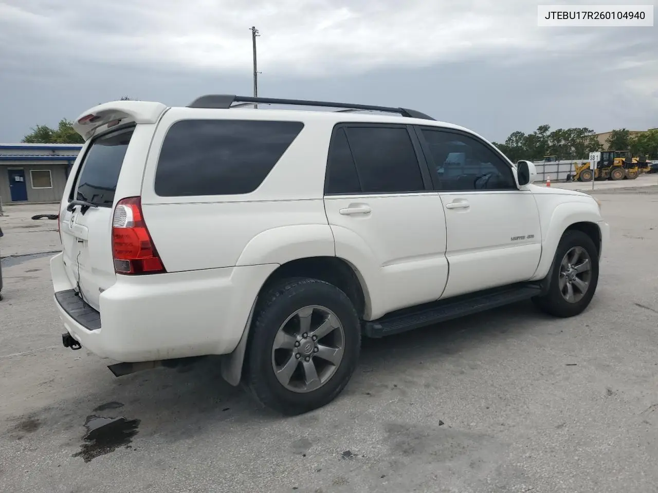 2006 Toyota 4Runner Limited VIN: JTEBU17R260104940 Lot: 62117545