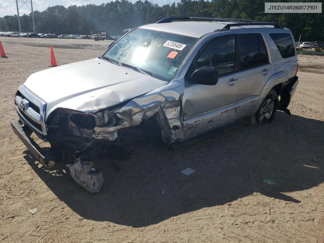 2006 Toyota 4Runner Sr5 VIN: JTEZU14R260072901 Lot: 62385405