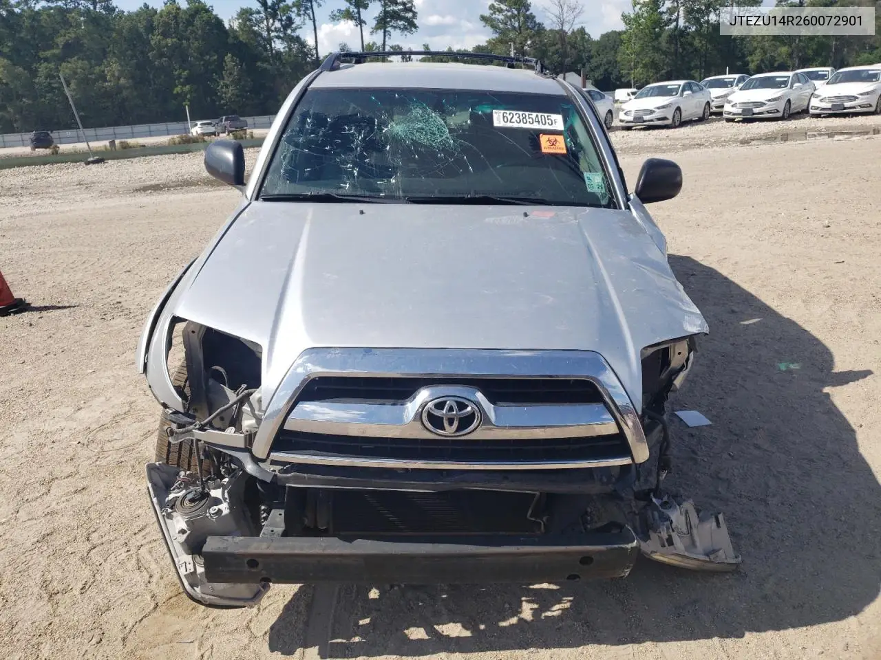 2006 Toyota 4Runner Sr5 VIN: JTEZU14R260072901 Lot: 62385405