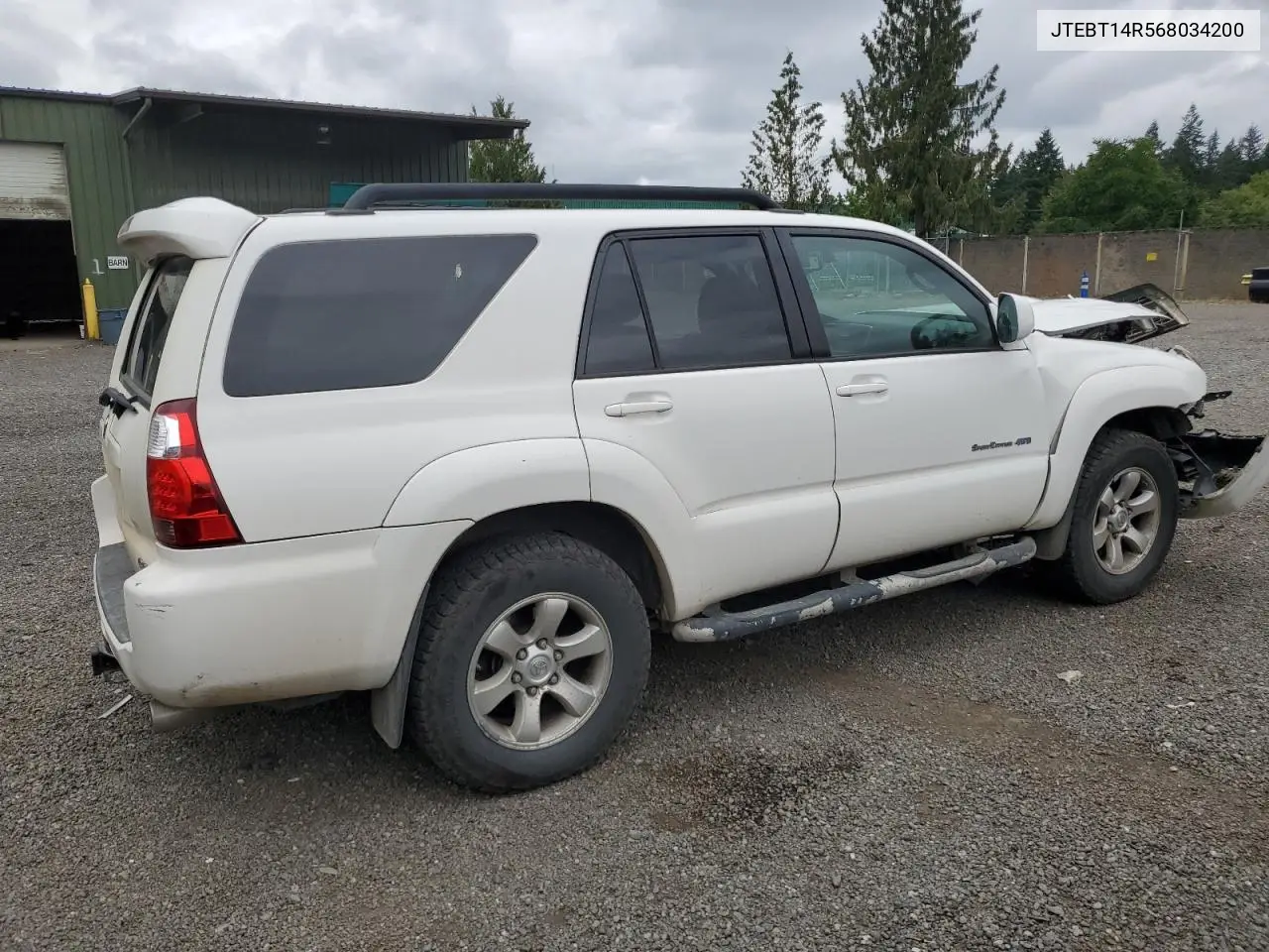 2006 Toyota 4Runner Sr5 VIN: JTEBT14R568034200 Lot: 62568005