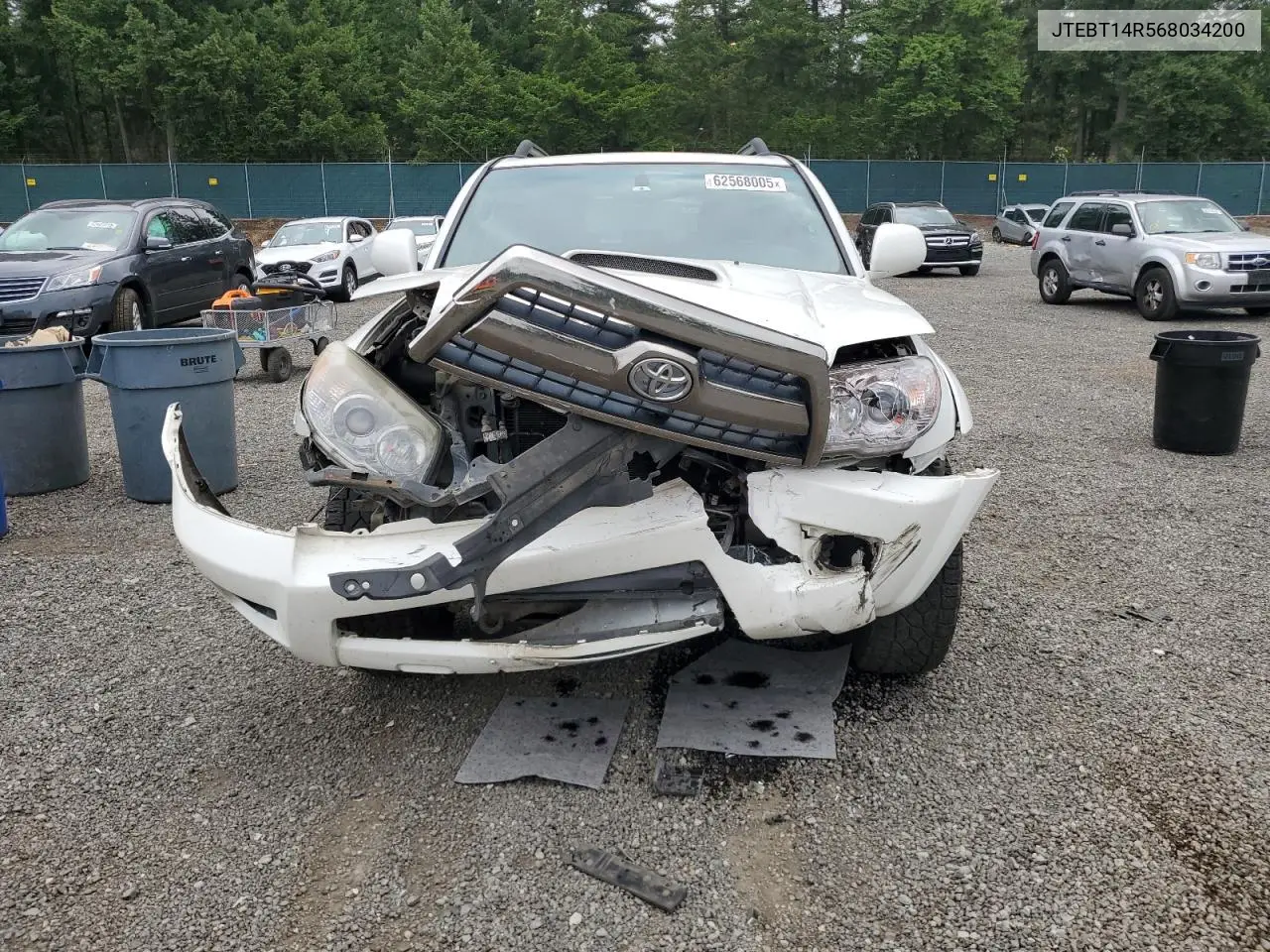 2006 Toyota 4Runner Sr5 VIN: JTEBT14R568034200 Lot: 62568005