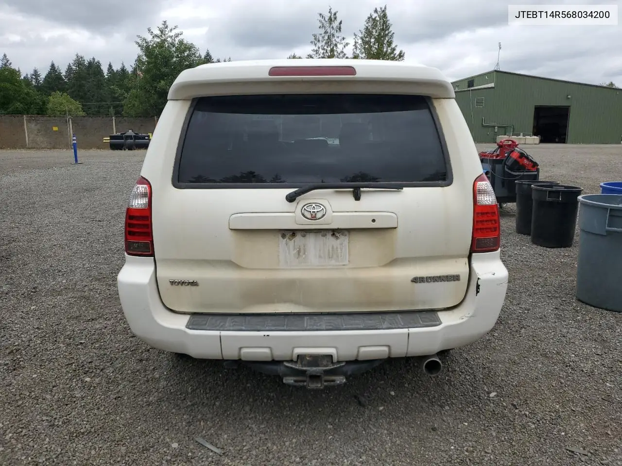 2006 Toyota 4Runner Sr5 VIN: JTEBT14R568034200 Lot: 62568005
