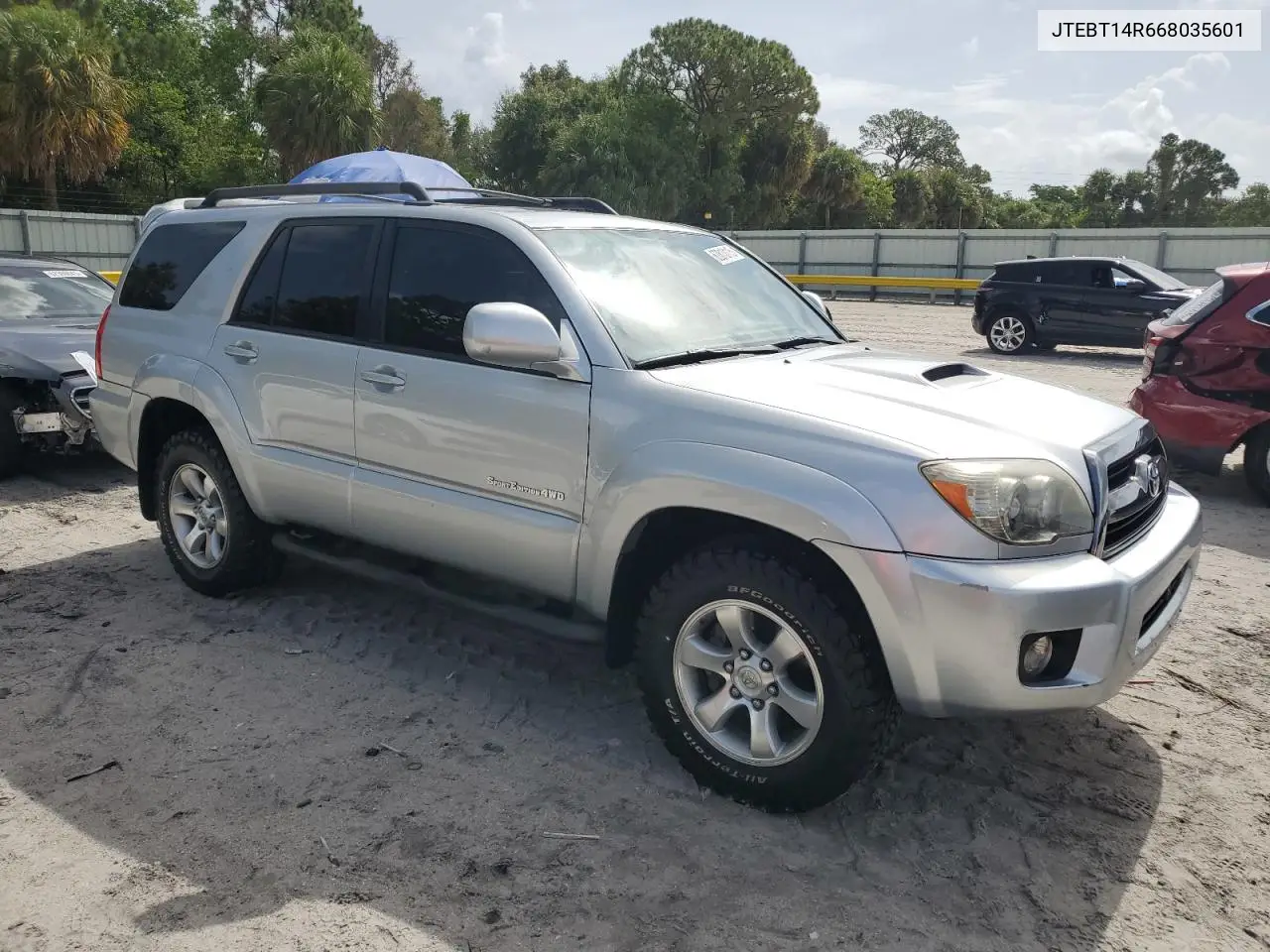 2006 Toyota 4Runner Sr5 VIN: JTEBT14R668035601 Lot: 62813115