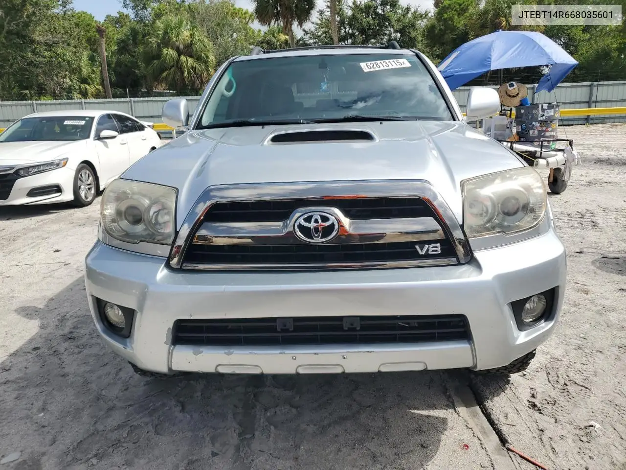 2006 Toyota 4Runner Sr5 VIN: JTEBT14R668035601 Lot: 62813115