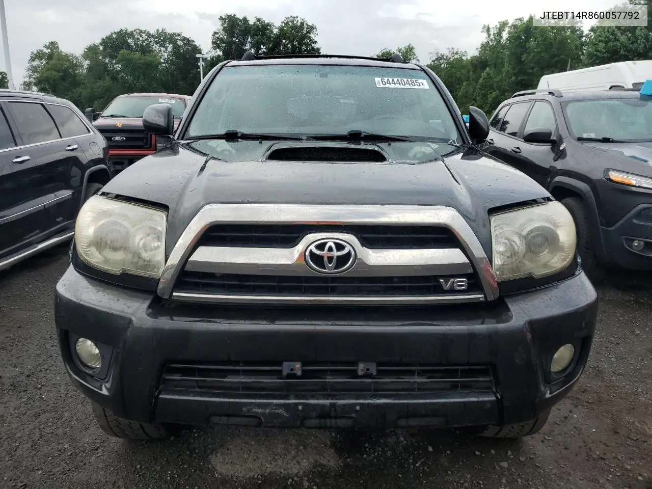 2006 Toyota 4Runner Sr5 VIN: JTEBT14R860057792 Lot: 64440485