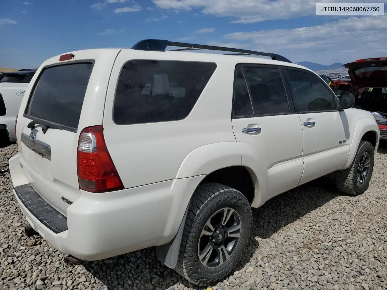 2006 Toyota 4Runner Sr5 VIN: JTEBU14R068067750 Lot: 65532325