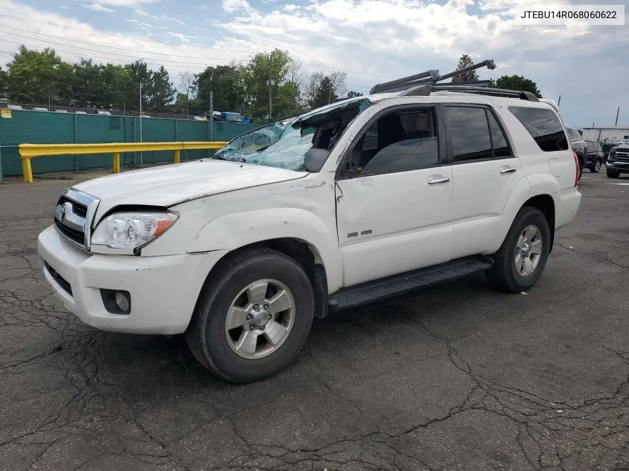 2006 Toyota 4Runner Sr5 VIN: JTEBU14R068060622 Lot: 65817175