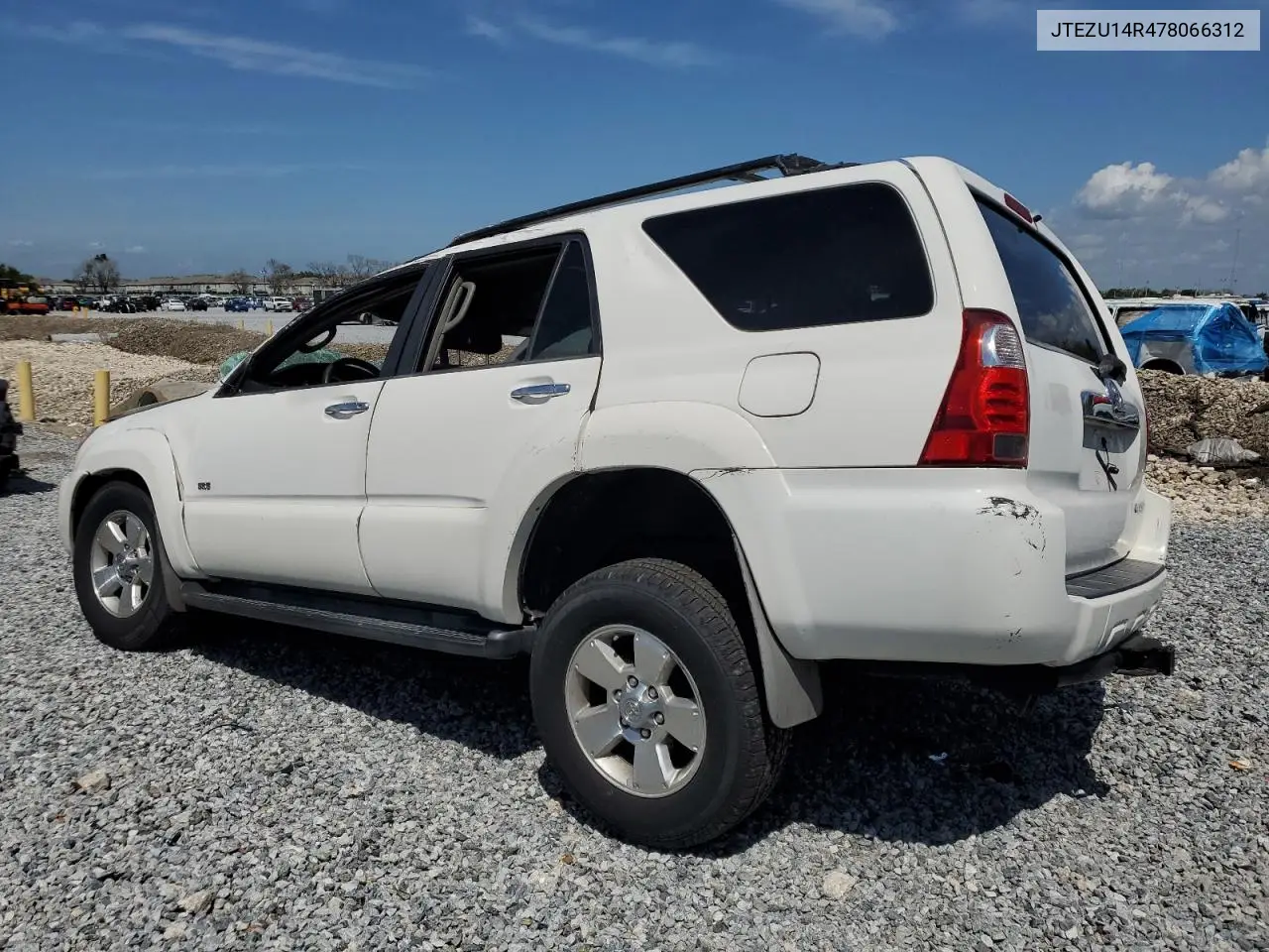 2007 Toyota 4Runner Sr5 VIN: JTEZU14R478066312 Lot: 51236595