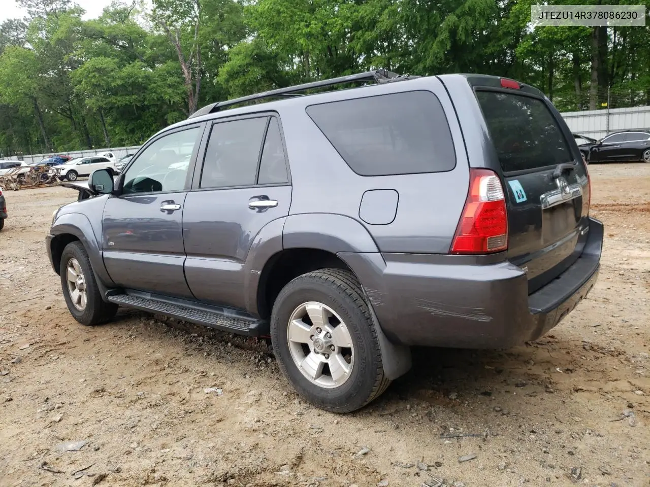 2007 Toyota 4Runner Sr5 VIN: JTEZU14R378086230 Lot: 53949825