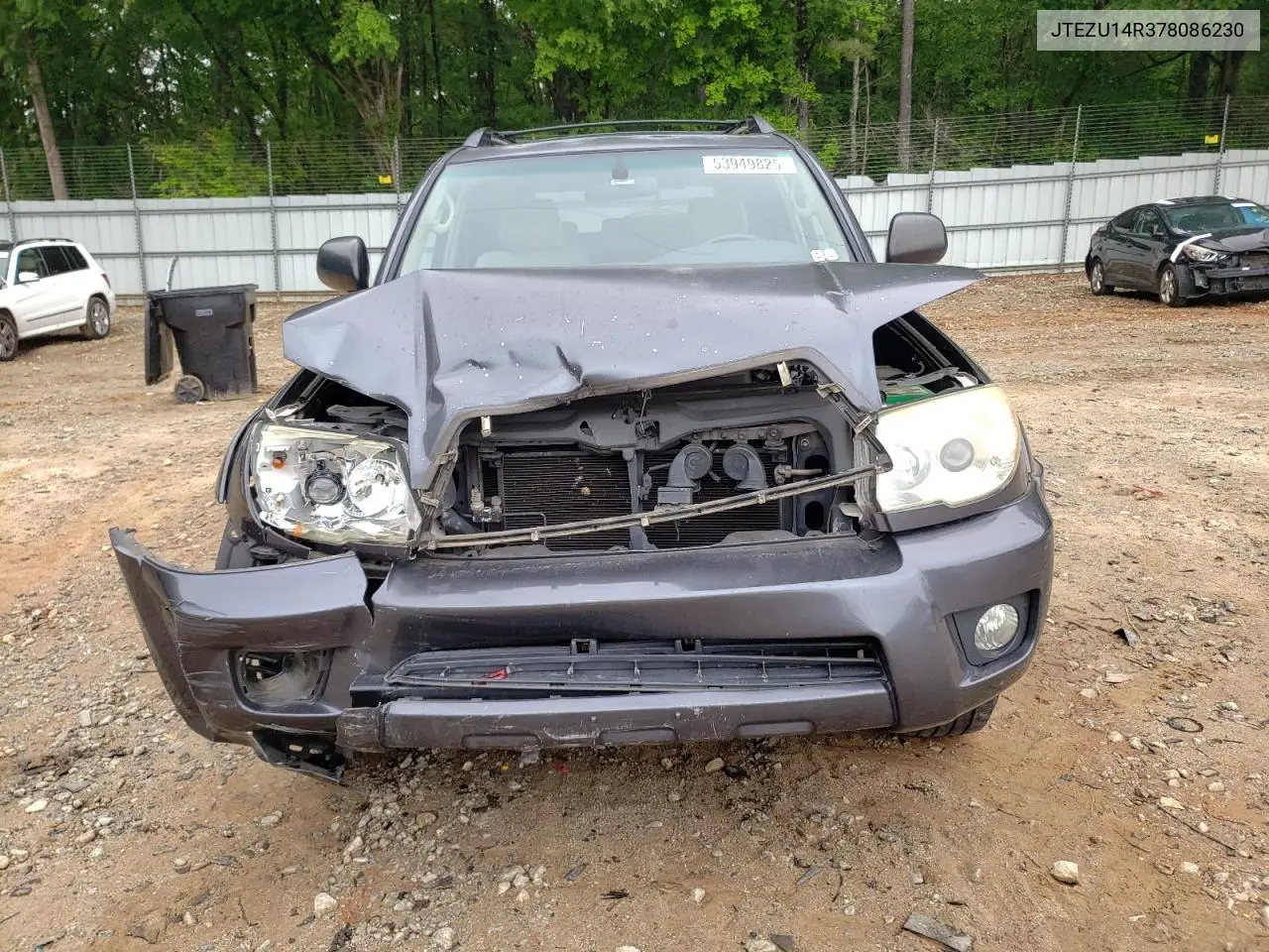 2007 Toyota 4Runner Sr5 VIN: JTEZU14R378086230 Lot: 53949825